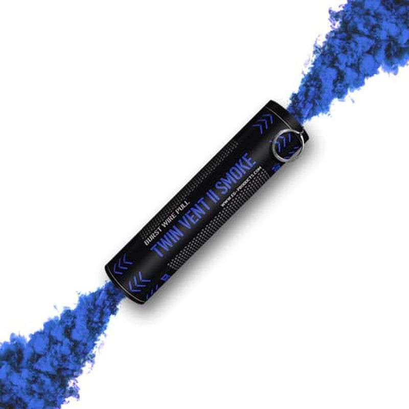 Fumigène double sortie Enola Gaye bleu