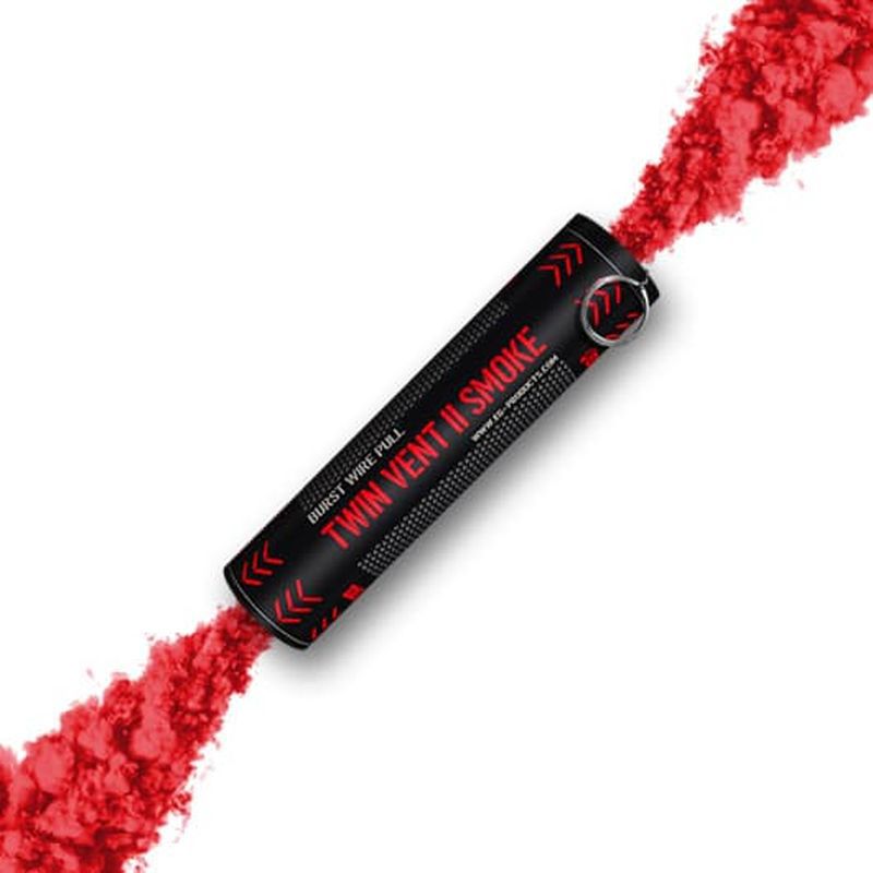Fumigène double sortie Enola Gaye rouge