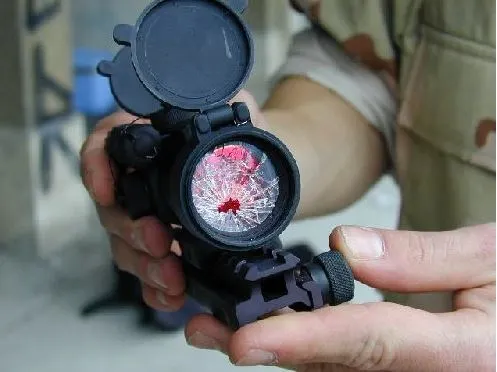 protection optique airsoft flip up pour red dot